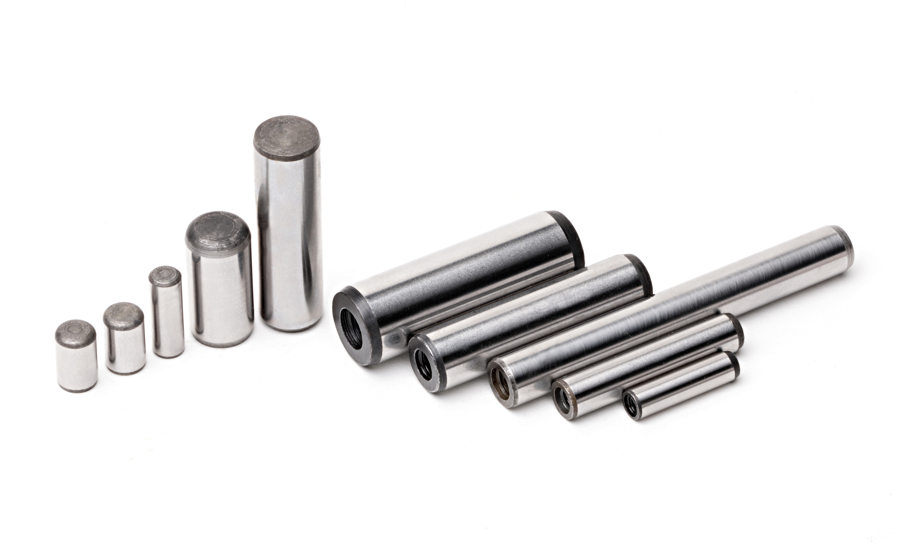 1/4" x 7/8" Dowel Pin Hardened And Ground Alloy Steel Bright Finish 